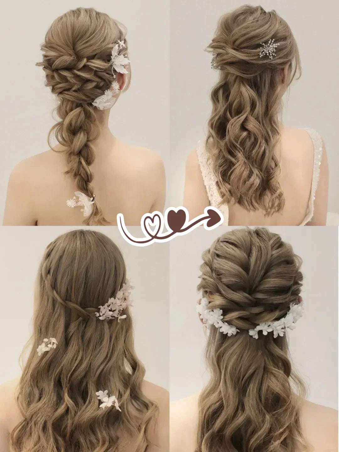 Coiffure pour une Robe de Mariée Sirène