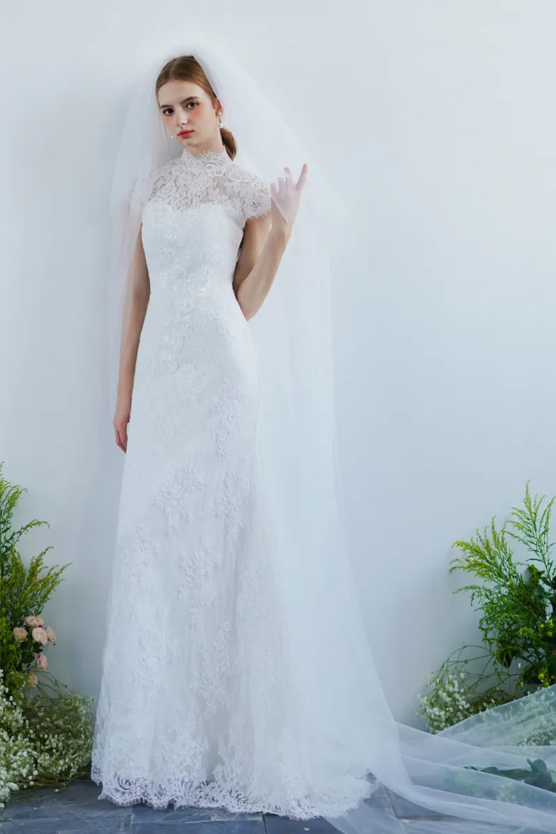 Voile pour Mariage en Tulle Long Chic et Magique