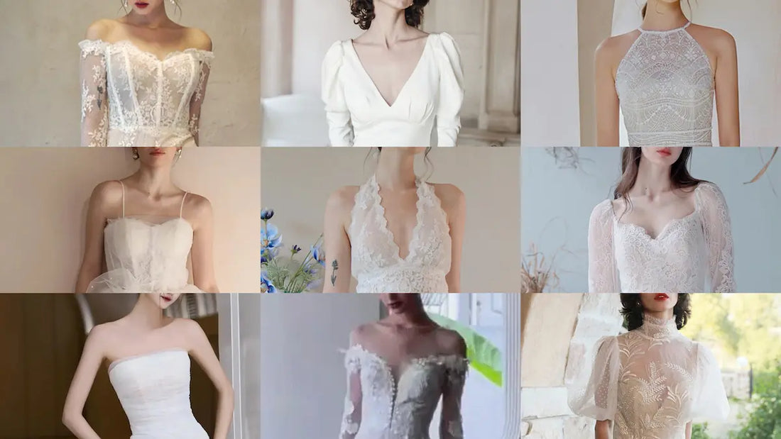 Quel Décolleté de Robe de Mariée Choisir Selon la Forme de son Visage ? Le Guide Ultime