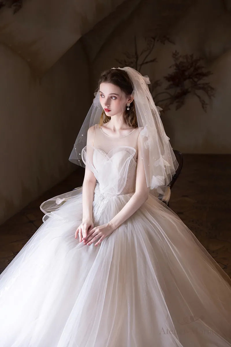 Robe Mariée de Princesse Tulle Multicouches luxe