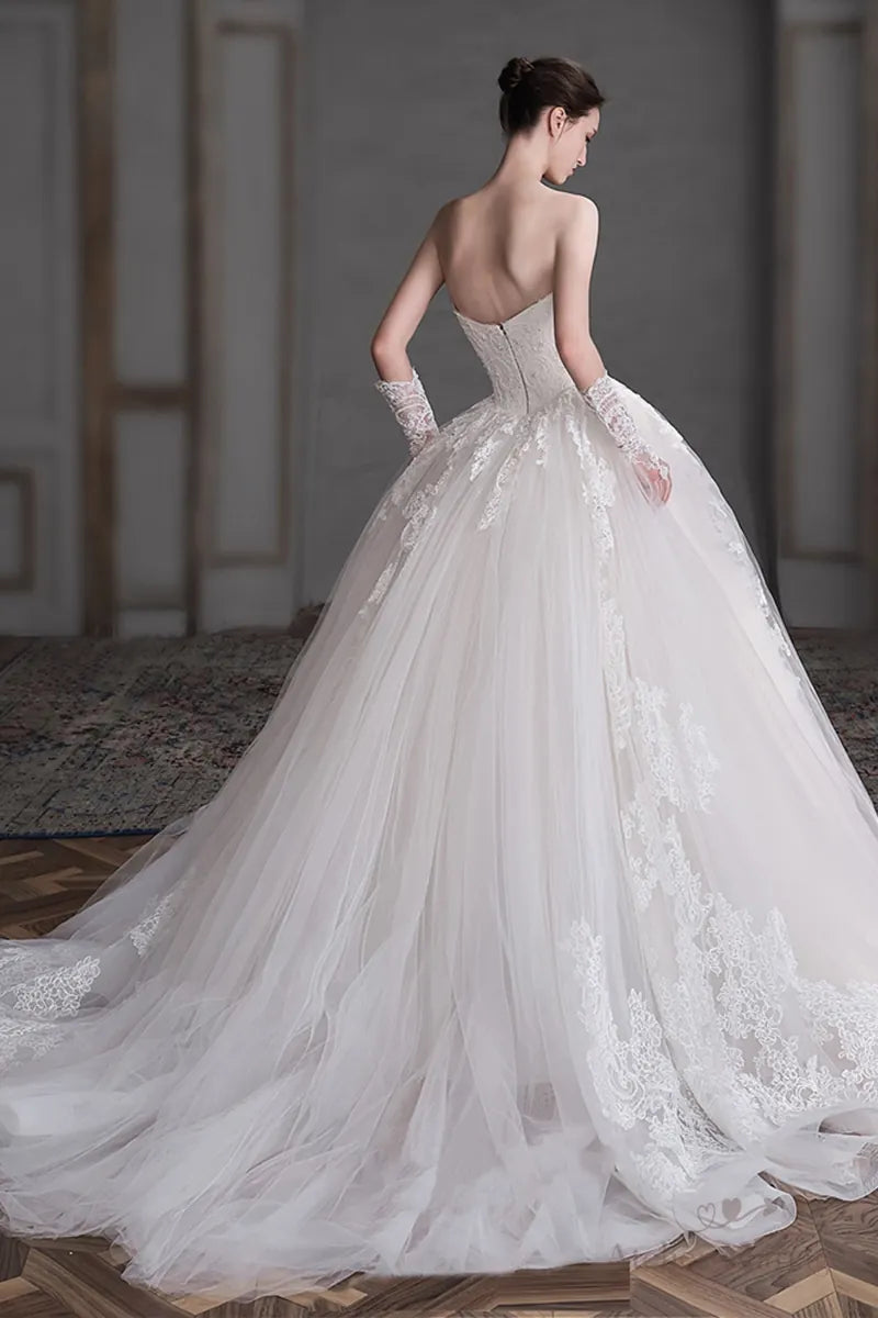 Robe de Mariée Princesse Volumineuse Transformable