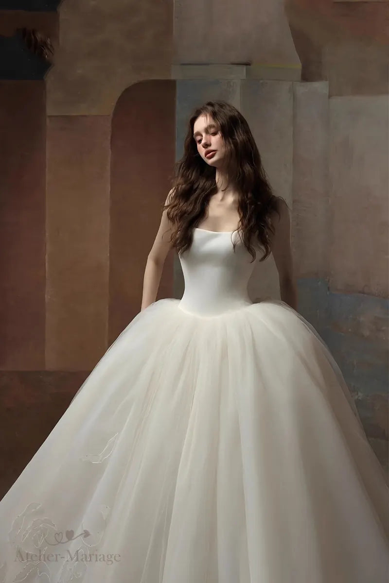 Robe de Mariée Bohème Romantique Princesse Premium